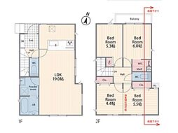 物件画像 横浜市金沢区釜利谷南2丁目　新築一戸建て