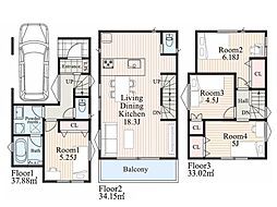 物件画像 横浜市保土ケ谷区川島町　新築一戸建て