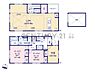 間取り：家族の会話がはずむ対面式キッチン