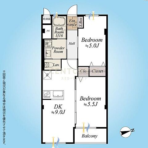 間取り 代々木第二コーポラス 4階/-