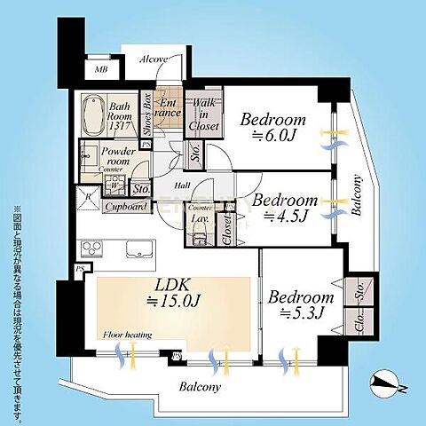 間取り クレッセント渋谷神泉 8階/-