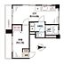 間取り：間取図／最上階・三方向角住戸につき採光・通風良好です！内装リノベーションで設備一新、綺麗なお部屋で新生活をスタートできます！