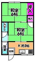 第三祐村文化  ｜ 大阪府富田林市若松町４丁目16-41（賃貸アパート2K・1階・33.12㎡） その2