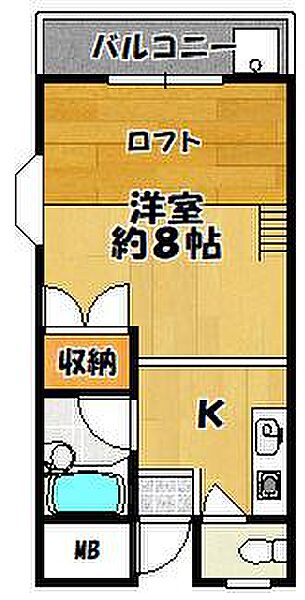 ロフトクラブ 201｜大阪府富田林市甲田３丁目(賃貸マンション1R・2階・20.00㎡)の写真 その2