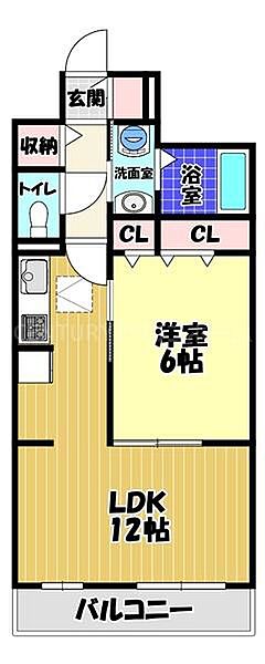 ベルソレイユ ｜大阪府羽曳野市はびきの４丁目(賃貸アパート1LDK・3階・42.38㎡)の写真 その2