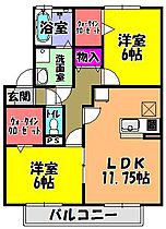 エスペランサ　Ａ棟  ｜ 大阪府河内長野市市町（賃貸アパート2LDK・2階・61.82㎡） その2