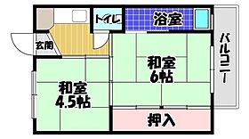 ビレッジハウス木戸　4号棟  ｜ 大阪府河内長野市木戸西町３丁目15（賃貸マンション2K・3階・28.98㎡） その2