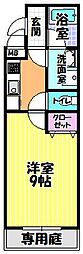 フジパレス里 1Kの間取図画像