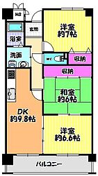 ウエストインヒルズ 5階/-