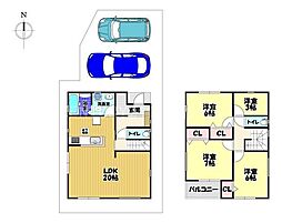 富田林市西板持町8丁目　新築一戸建　6号棟