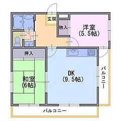 物件の間取り