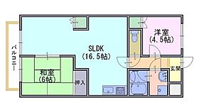 グランドハイツ東神足 402 ｜ 京都府長岡京市神足木寺町3-3（賃貸マンション2LDK・4階・63.00㎡） その2