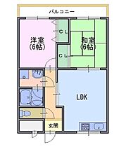 エルコラゾン 203 ｜ 京都府長岡京市今里２丁目13-5（賃貸マンション2LDK・2階・55.00㎡） その2