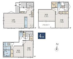 物件画像 中原区井田3丁目　全4棟4号棟