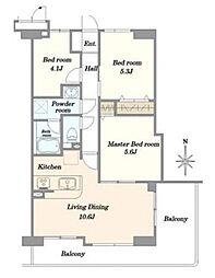 物件画像 クリオ武蔵中原壱番館