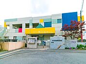 川上保育園まで643m、お天気の良い日は、陽当りの良い園庭から子供たちの楽し気な声が聞こえてきます。