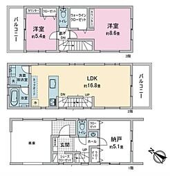 栄区本郷台3丁目 全2棟A棟