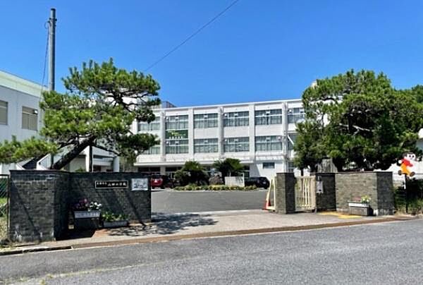 Beautiful mountainous landscape with colorful sky