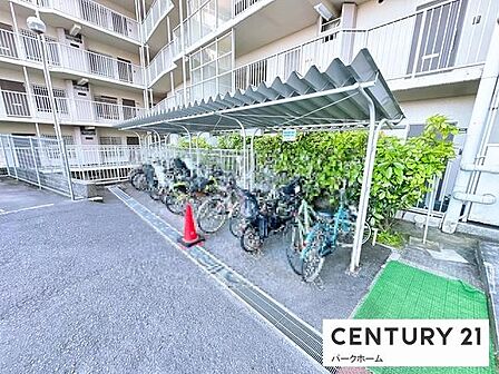 【駐輪場】自転車置き場です!