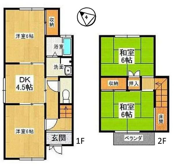 間取りを拡大表示