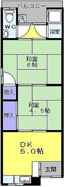 中尾文化 ｜大阪府堺市西区鳳北町８丁(賃貸アパート2DK・2階・40.00㎡)の写真 その2