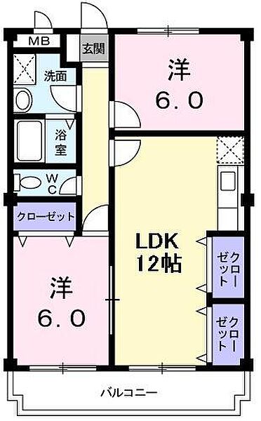 えるどら～ど ｜大阪府泉大津市寿町(賃貸マンション2LDK・3階・56.51㎡)の写真 その2