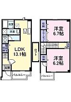 カルムコート  ｜ 大阪府泉大津市池浦町４丁目（賃貸テラスハウス2LDK・--・63.44㎡） その2