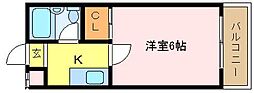 間取図画像 1K