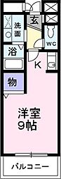 間取図画像 1K