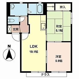 アミ緑町B棟 1階/-