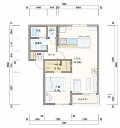 パストラルハイムB棟 2階