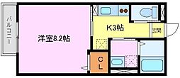 ロイヤルコート津久野 2階