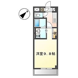 エクセレンス 1Kの間取図画像