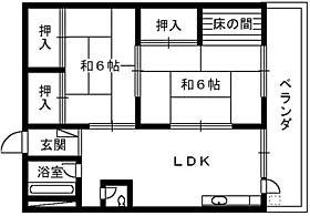 はまゆう物産  ｜ 大阪府高石市千代田４丁目（賃貸マンション2LDK・2階・51.84㎡） その2