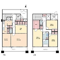 クリオレジダンス津田沼 4LDKの間取図画像