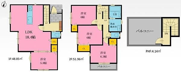 間取りを拡大表示