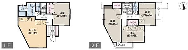 間取りを拡大表示