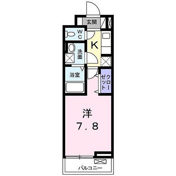 大阪府堺市西区鳳中町１０丁(賃貸アパート1K・1階・26.15㎡)の写真 その2