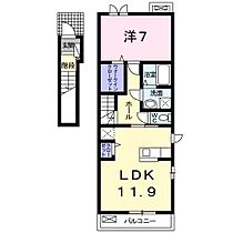 大阪府高石市西取石５丁目8-37（賃貸アパート1LDK・2階・51.90㎡） その2