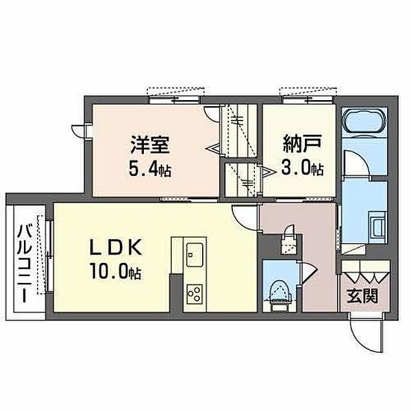 大阪府堺市西区鳳西町２丁(賃貸アパート1SLDK・3階・48.26㎡)の写真 その2