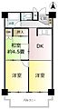 松戸グリーンハイツ3階800万円