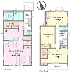 松戸市馬橋29期 2-D号棟 新築戸建
