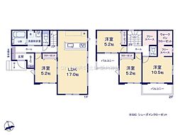 柏市大室9期 2号棟 新築戸建