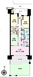 グラン・レジデンス1 3LDKの間取図画像