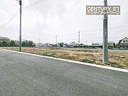 90坪以上の広々敷地です。