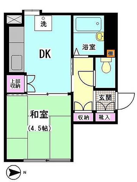 第一ルネス 105｜東京都品川区南品川４丁目(賃貸マンション1DK・1階・24.33㎡)の写真 その2