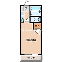 ルピナス 111 ｜ 福岡県久留米市野中町（賃貸マンション1R・1階・28.30㎡） その2