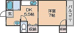 千船ハイツ  ｜ 大阪府大阪市住吉区我孫子東3丁目（賃貸マンション1DK・4階・28.90㎡） その2