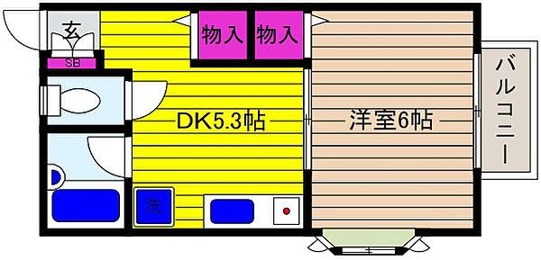 兵庫県神戸市東灘区御影本町８丁目(賃貸アパート1DK・2階・23.18㎡)の写真 その2