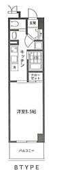 アルテール湘南 1Kの間取図画像